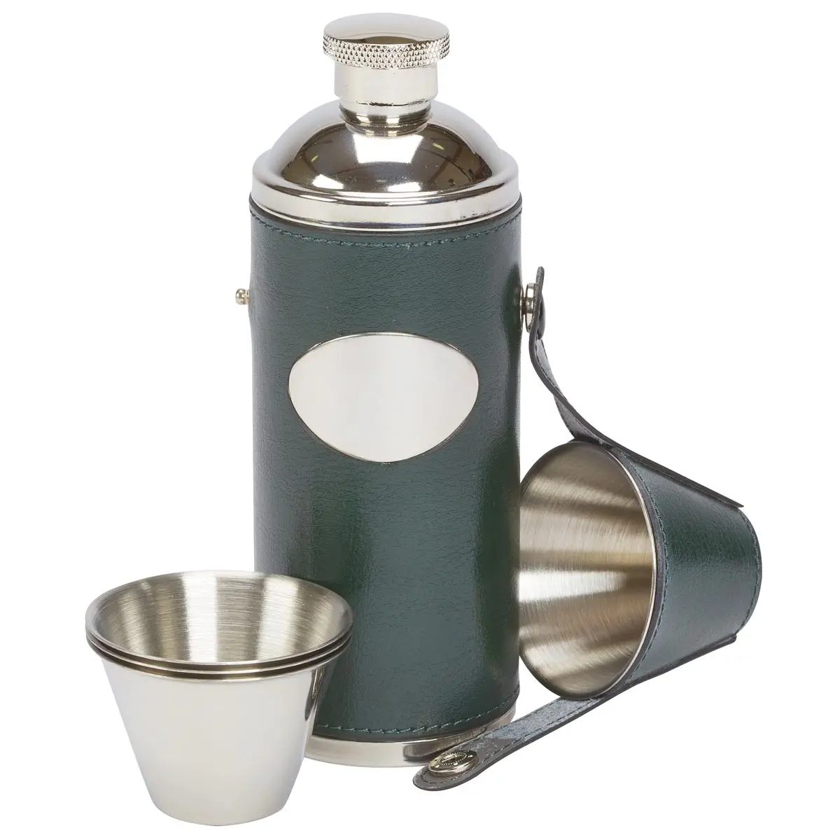 David Nickerson Leather Hunters Flasks 2