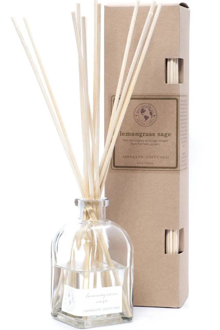 Eco Candle Company - Reed Diffuser - Lemongrass Sage 1