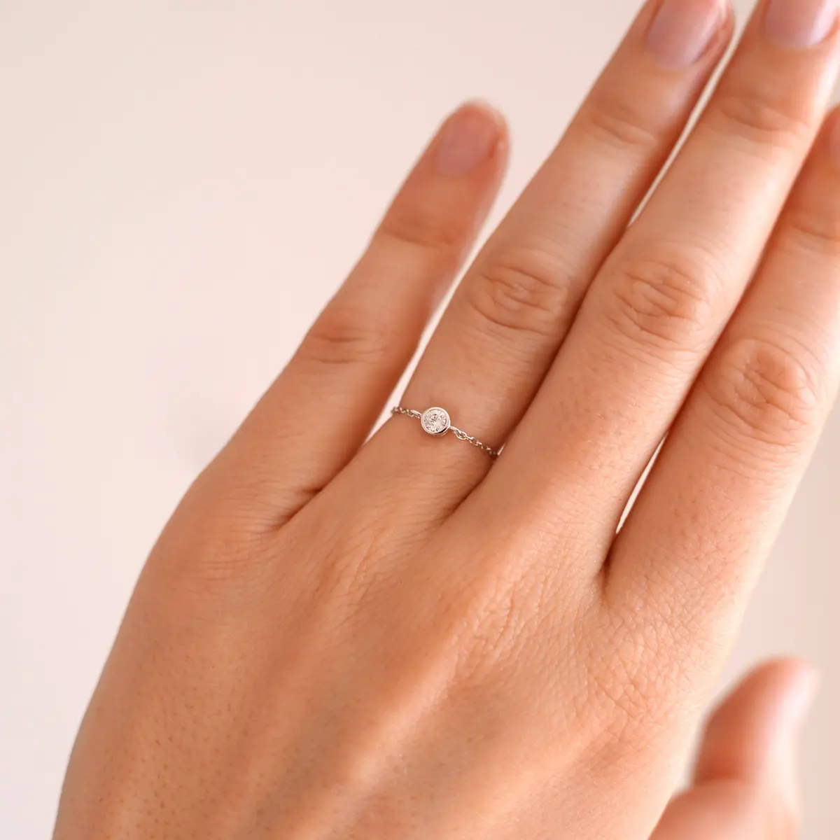 Victoire Collection  Shiny Zirconium 925 Silver Ring 1