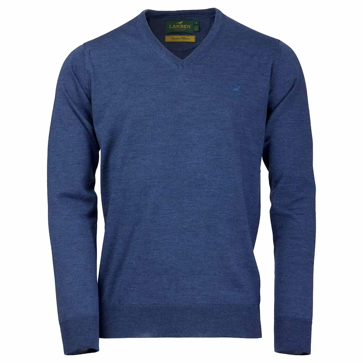 Laksen Sussex Merino Wool V-Neck Pullover 1