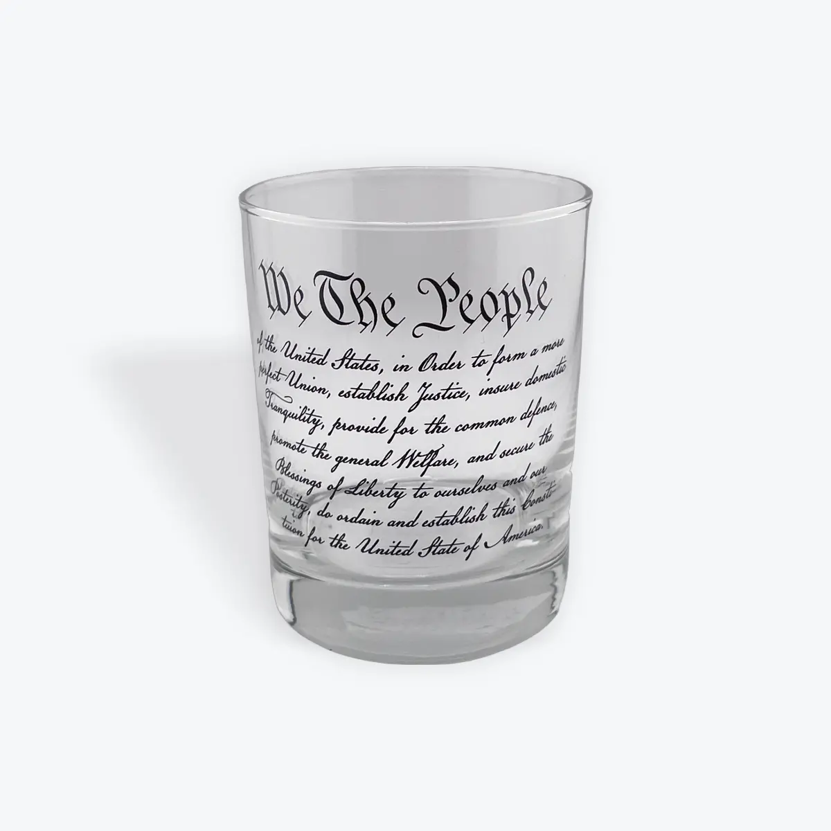 'We The People' Whiskey Glass - 12Oz 1