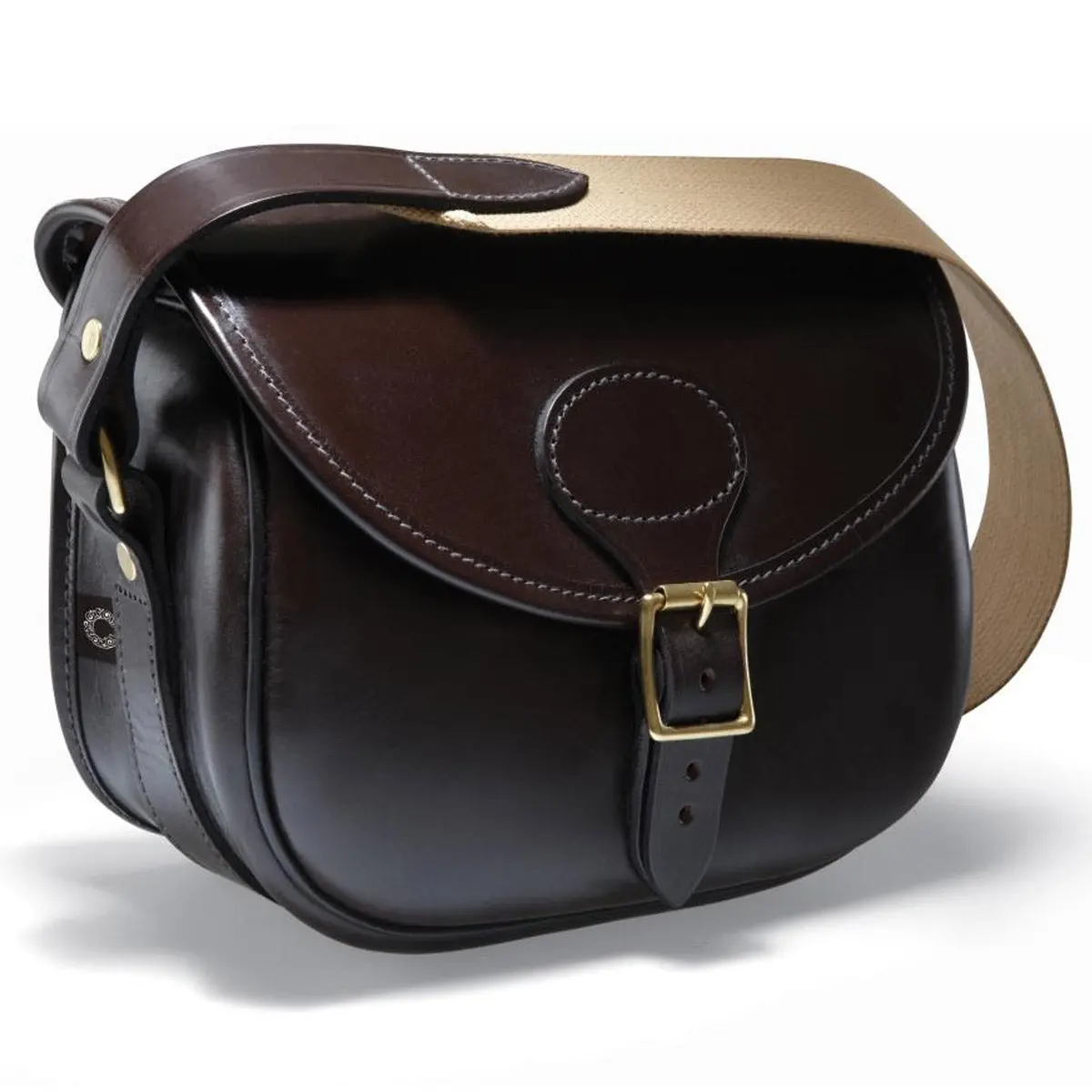 Croots Malton Bridle Leather Cartridge Bag 1
