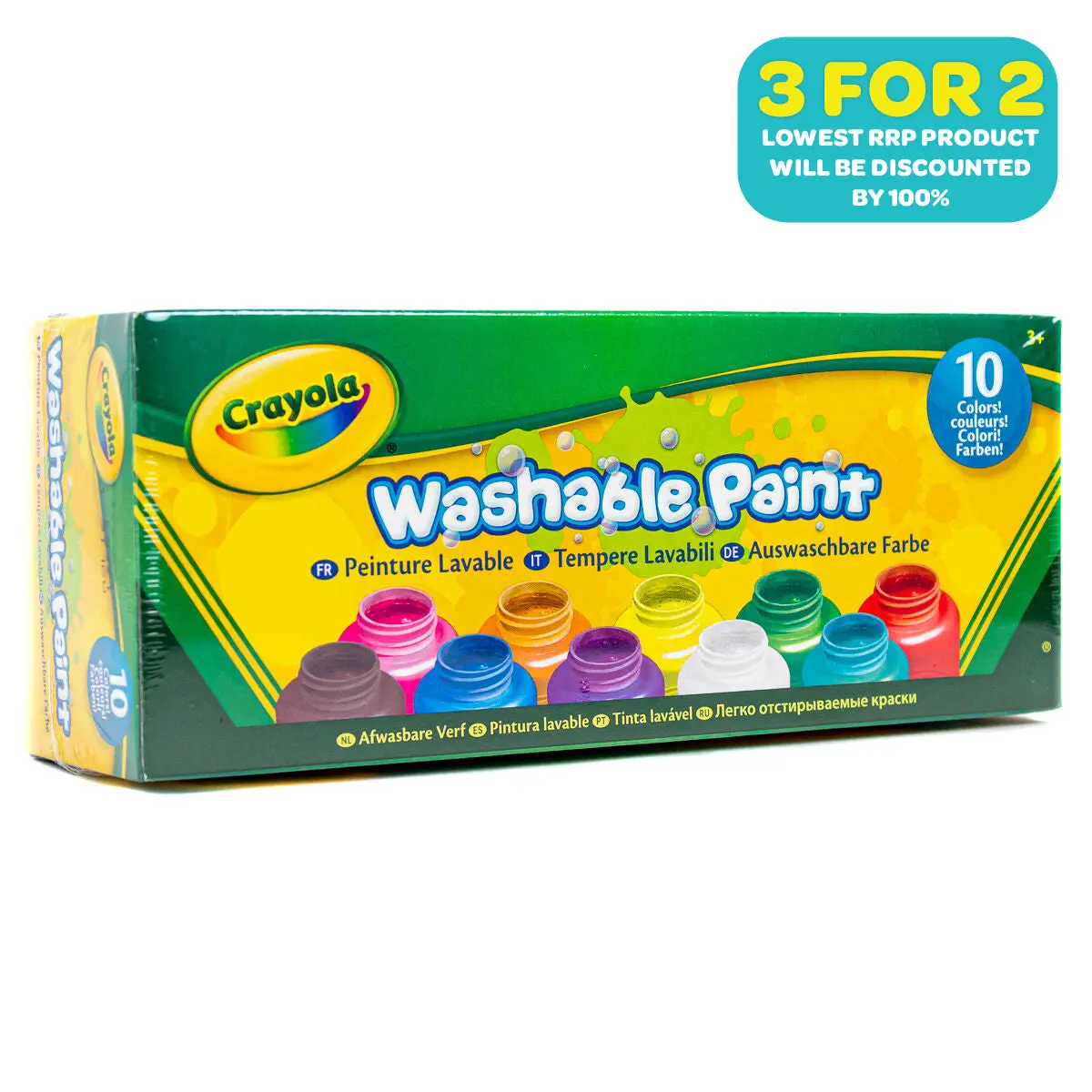 Crayola Washable Paint (10 Pack) 1