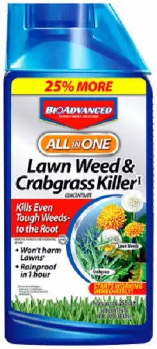 Bioadvanced 704140A 32 Oz All-In-1 Lawn Weed & Crabgrass Killer Concentrate - Quantity Of 8 1
