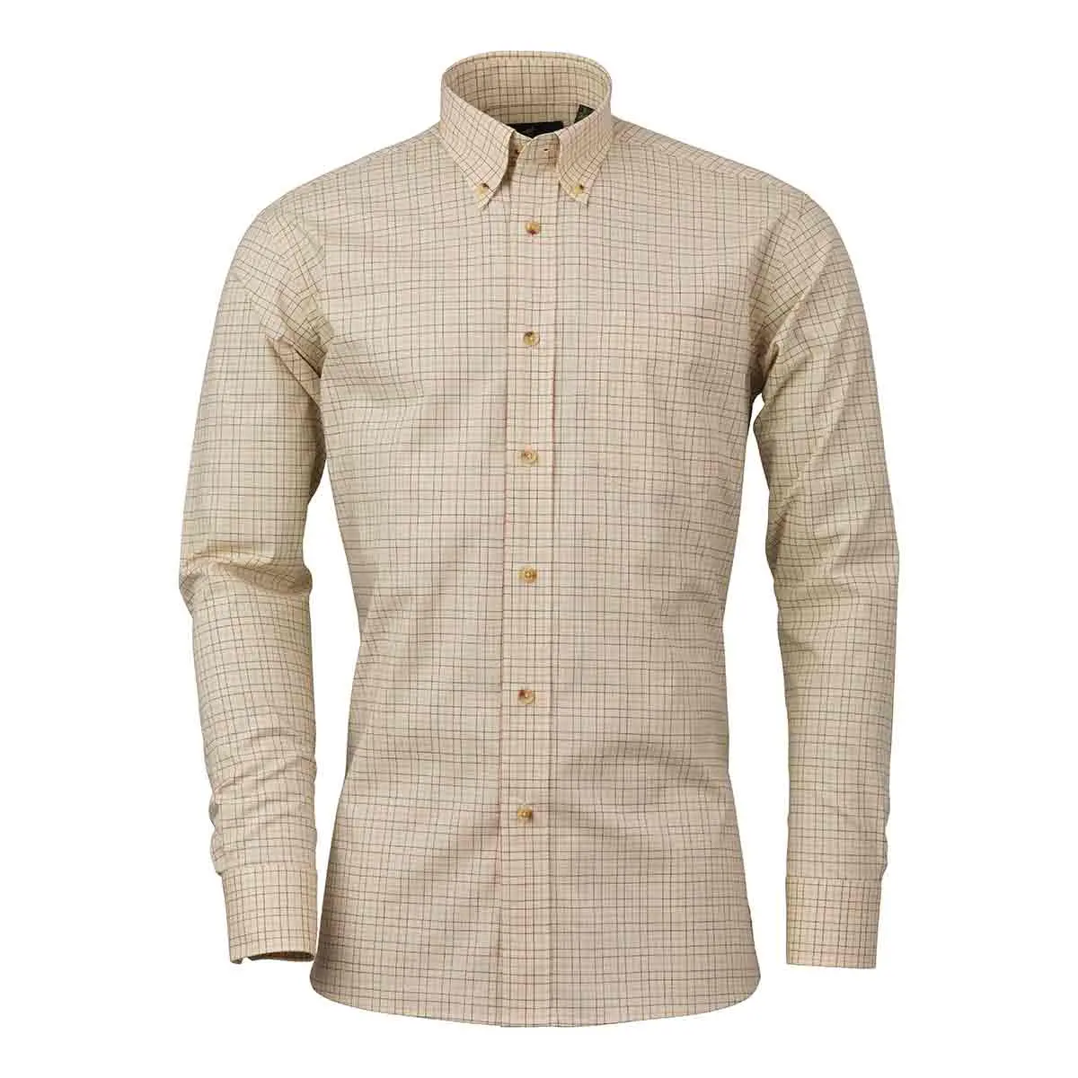 Laksen Alfie Mini Check Sporting Stretch Shirt 1