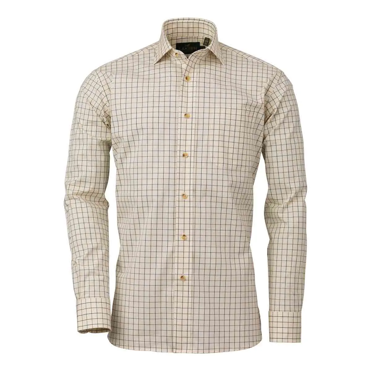 Laksen Nick Medium Check Sporting Stretch Shirt 1