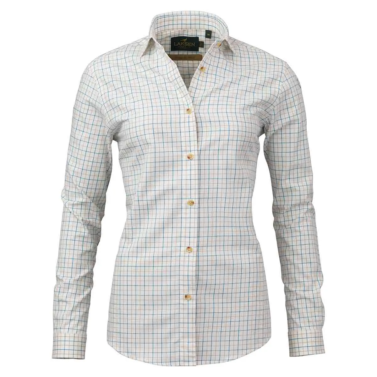 Laksen Amanda Cotton-Wool Women's Checked Shirt 1