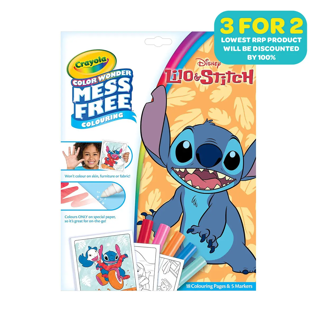 Crayola Color Wonder Mess Free Colouring Disney Lilo & Stitch 1