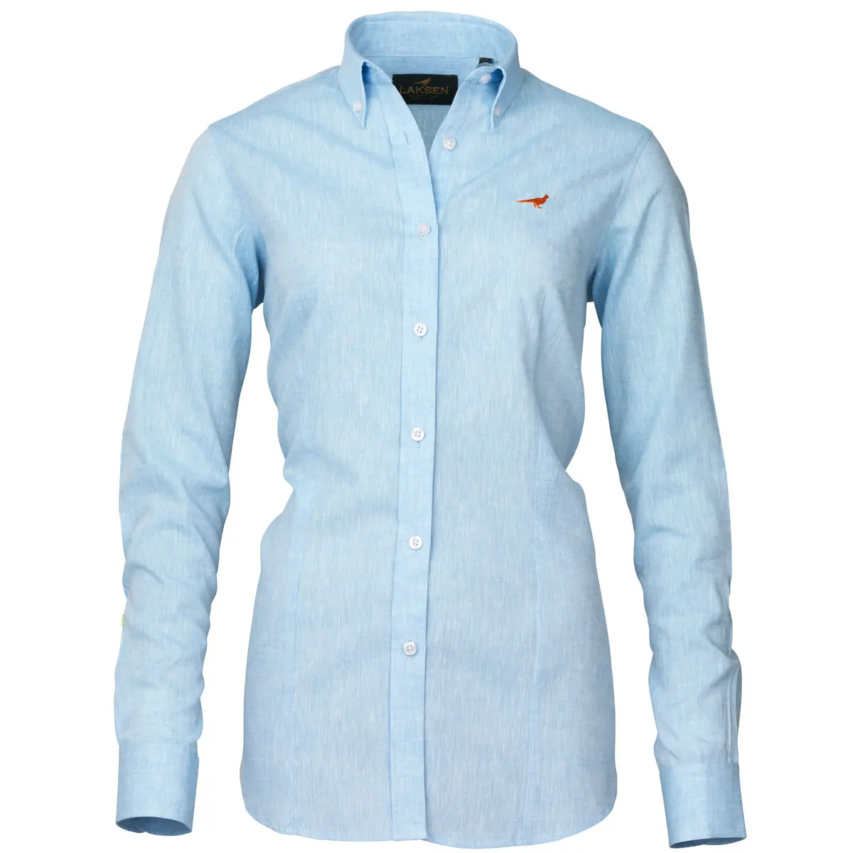 Laksen Ladies Bath Linen Shirt - Sky Blue 1