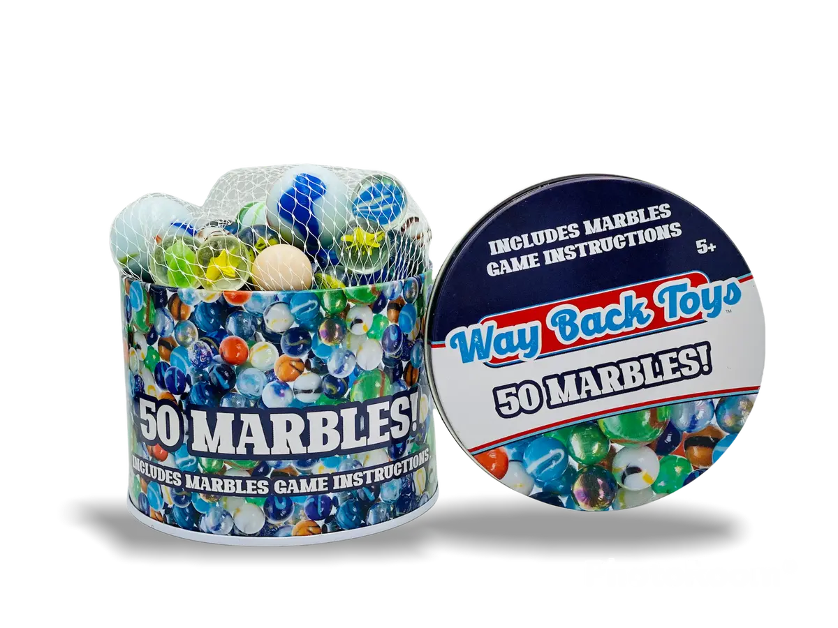Way Back Toys Marbles Tin Box 1