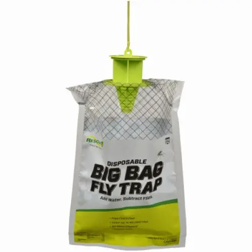Rescue Bftd-Db12 Big Bag No Pesticide Non Toxic Disposable Fly Trap - Quantity Of 8 1