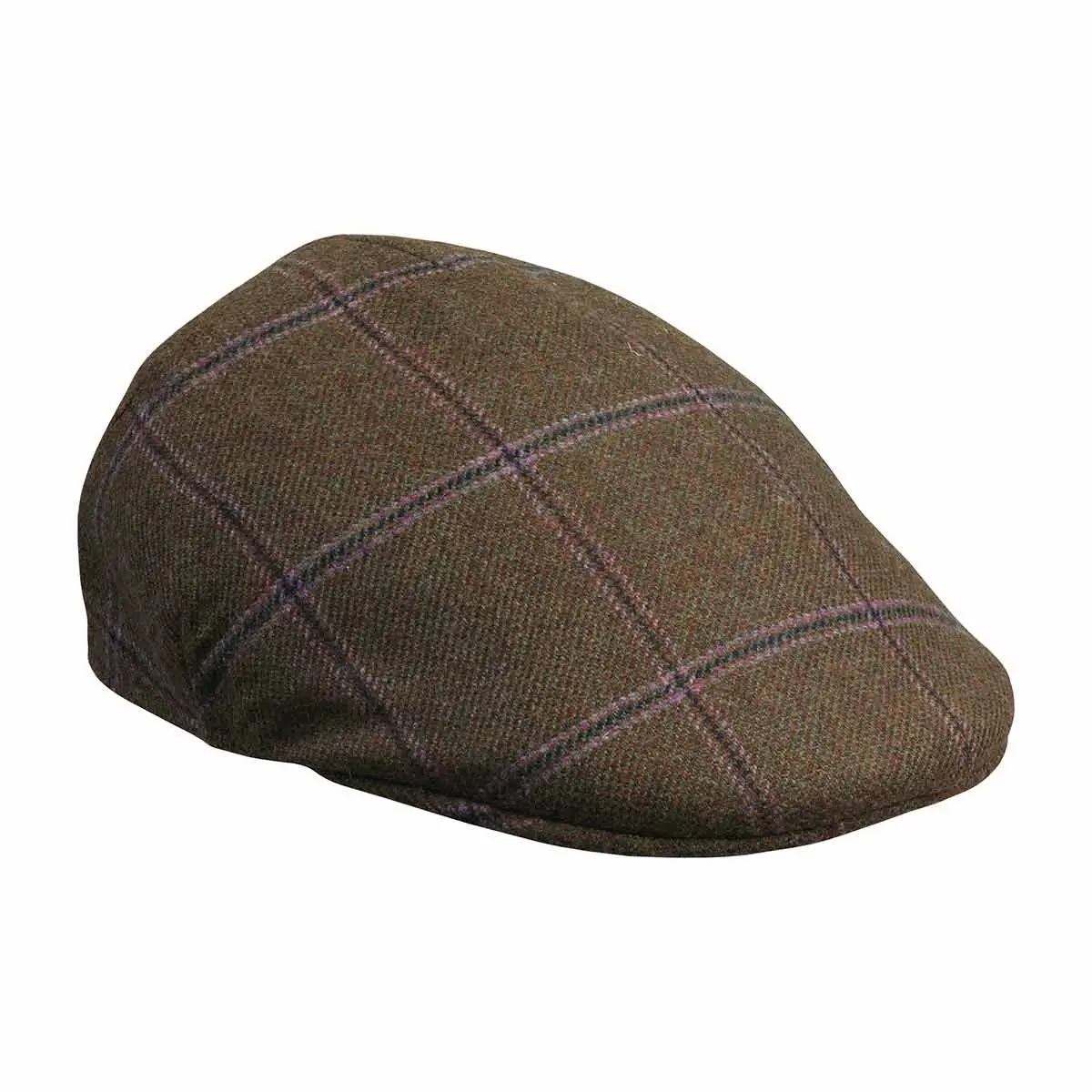 Laksen Pippa Women's Tweed Drivers Flat Cap 1