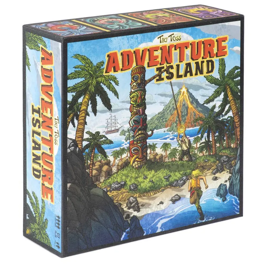Tiki Toss - Tiki Toss Adventure Island Board Game 1