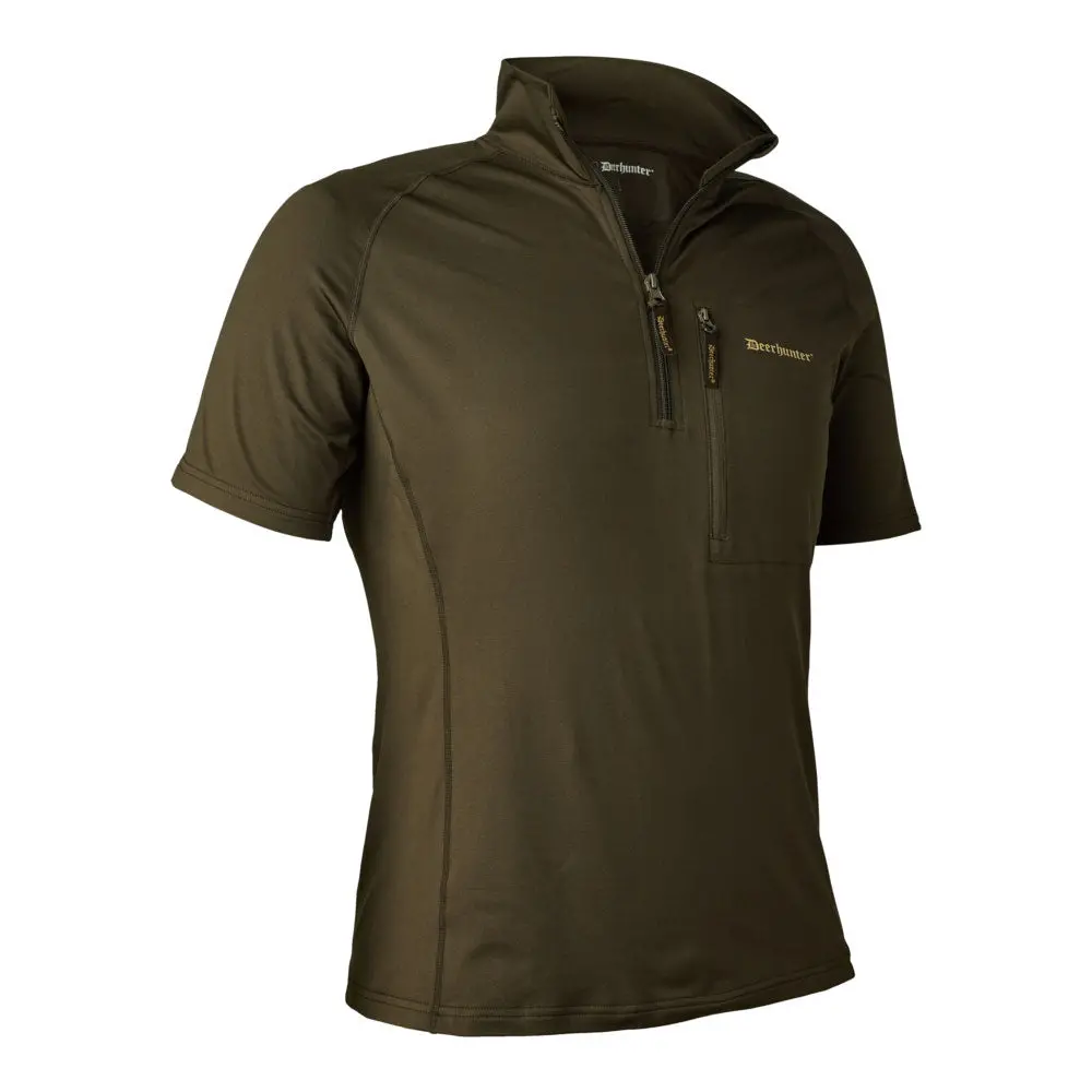 Deerhunter Excape Insulated T-Shirt With Zip-Neck 1