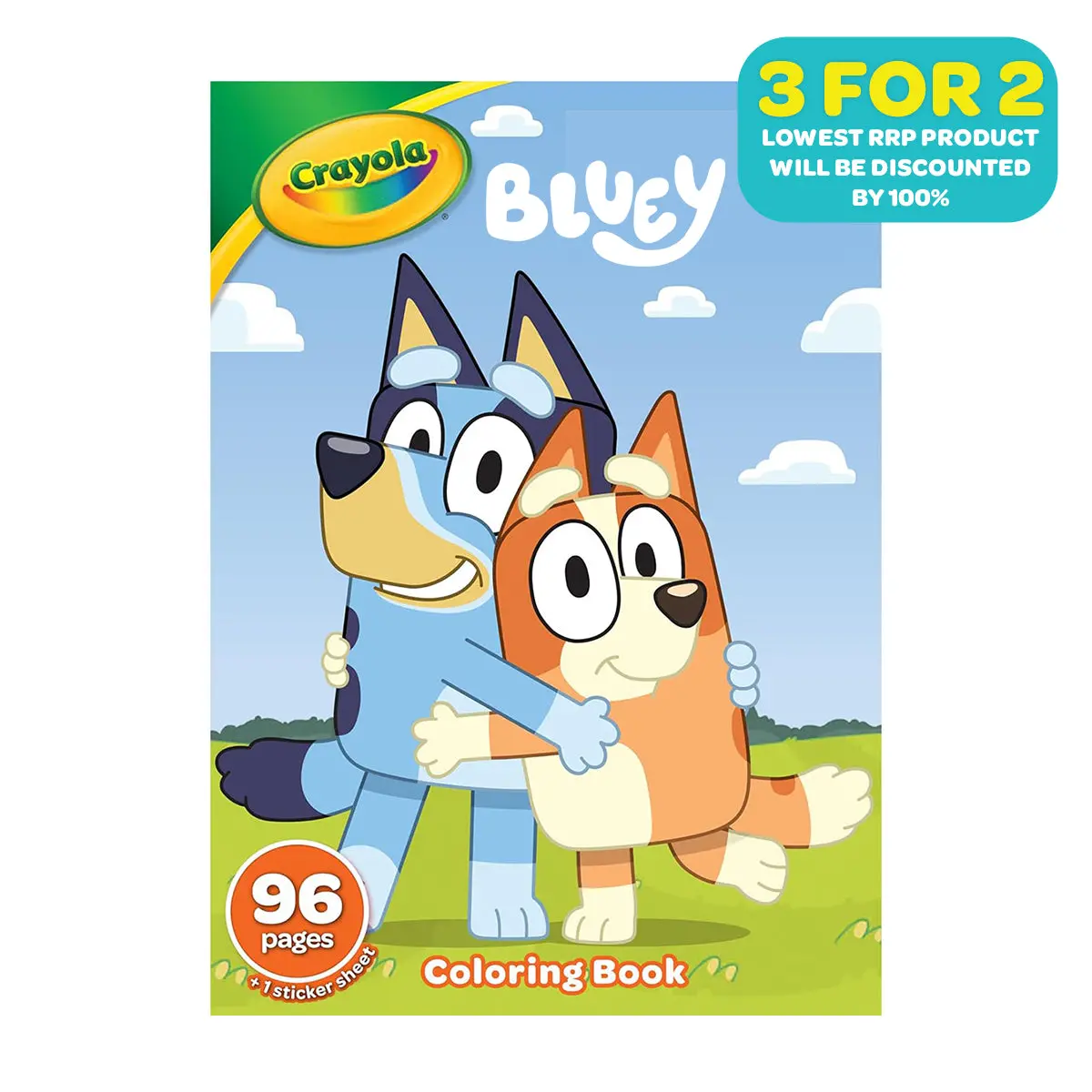 Crayola Bluey Colouring Book 1