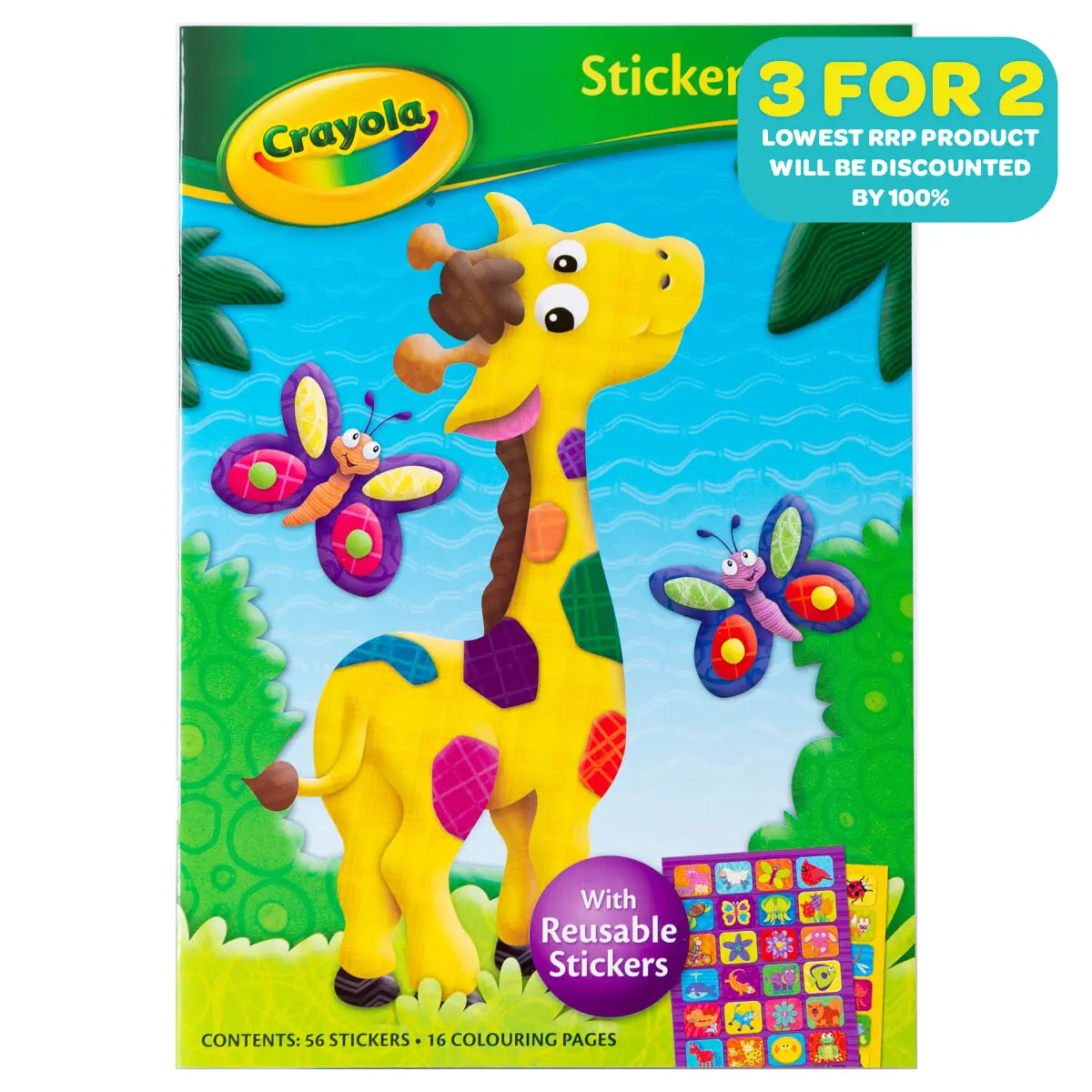 Crayola Sticker Book Giraffe 1
