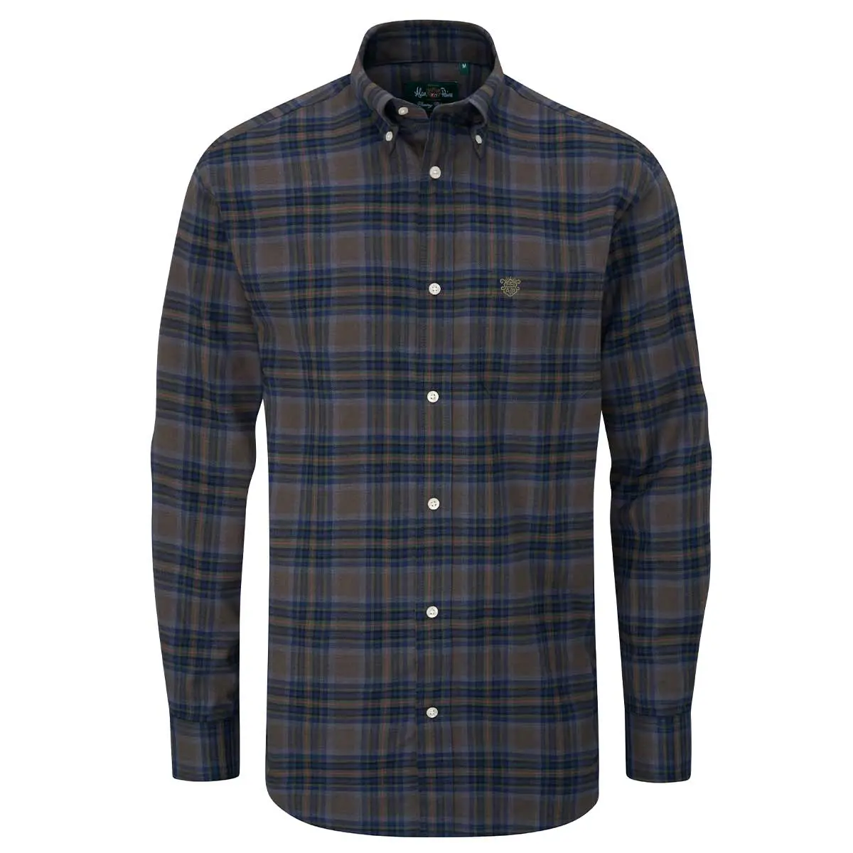 Alan Paine Ilkley Flannel Button Down Collar Shirt 1