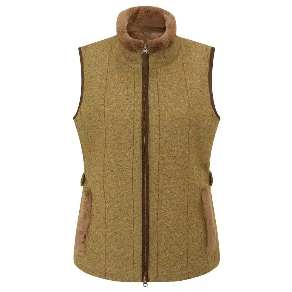 Alan Paine Combrook Ladies Tweed Gilet 1
