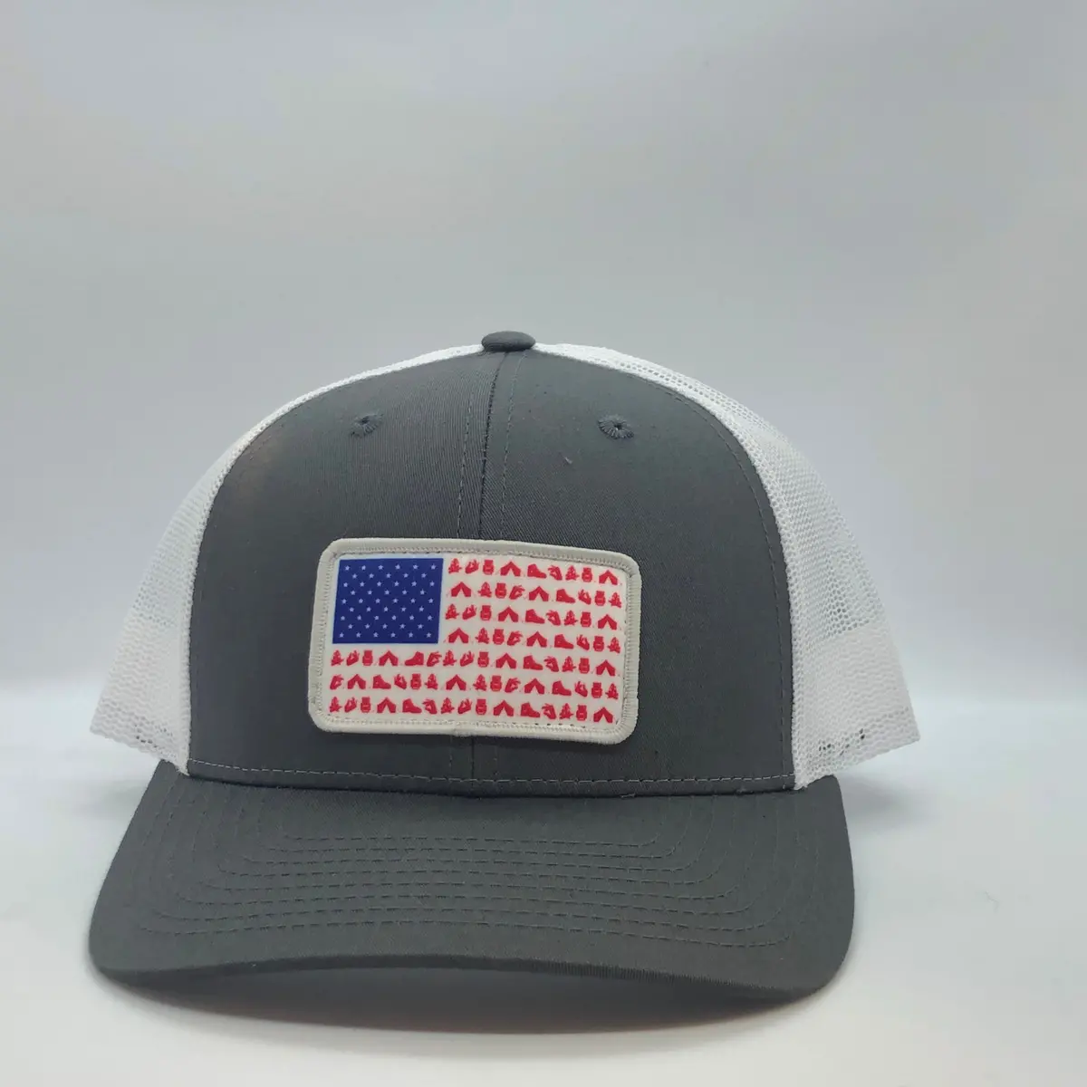 Rbo American Flag Camp Trucker Hat 1