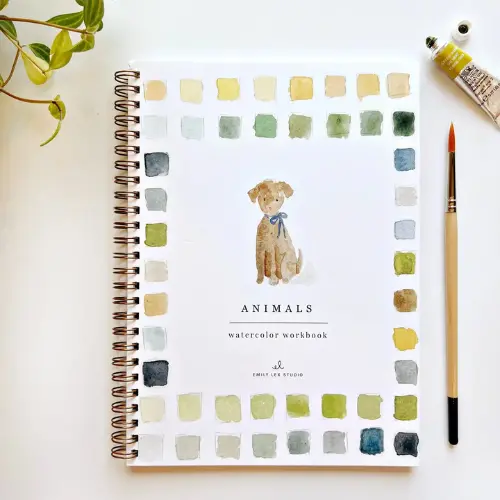 Animals Watercolor Workbook 1