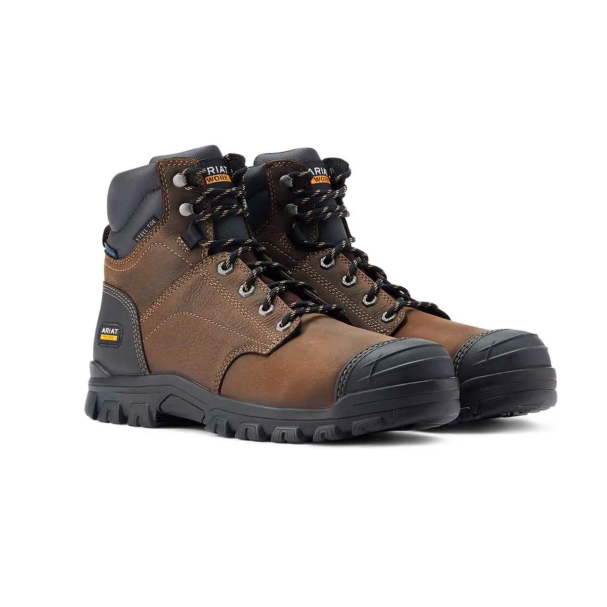 Ariat Men's Treadfast 6" Waterproof Steel Toe Work Boot 1