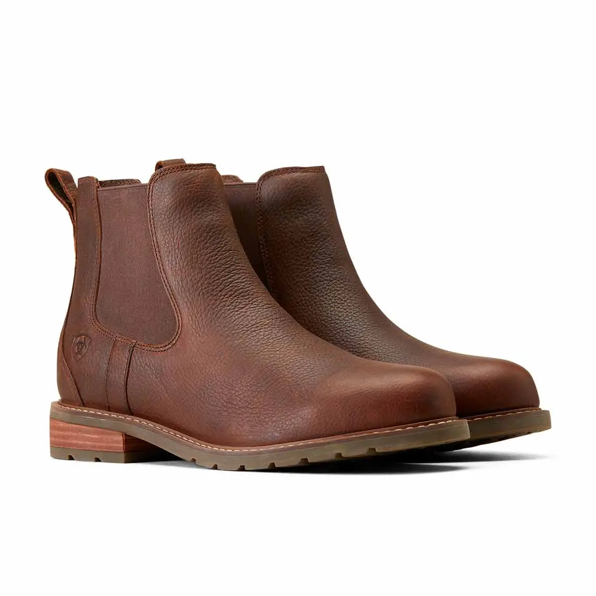 Ariat Men's Wexford Waterproof Chelsea Boots - Dark Brown 1