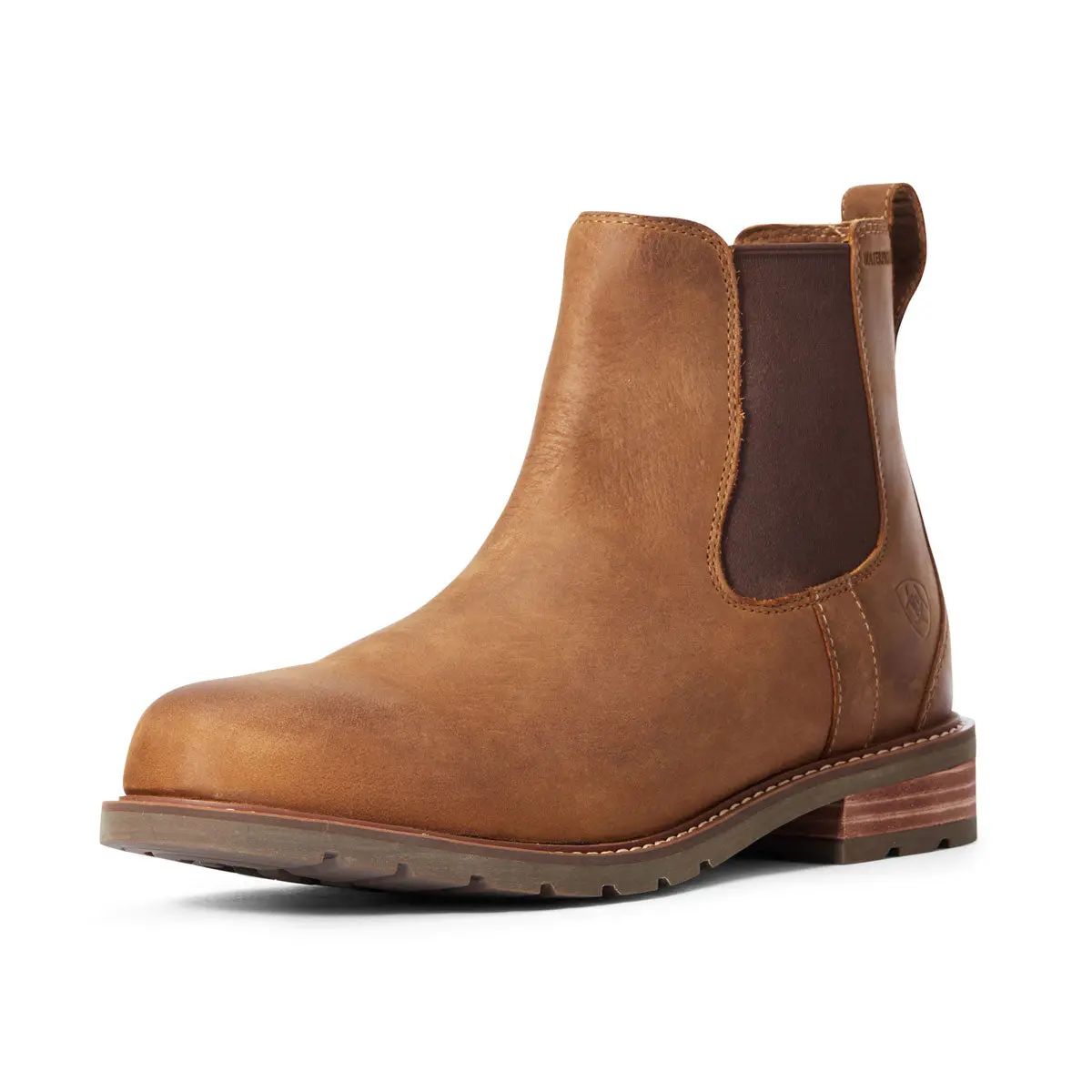 Ariat Men's Wexford Waterproof Chelsea Boots - Weathered Brown 1