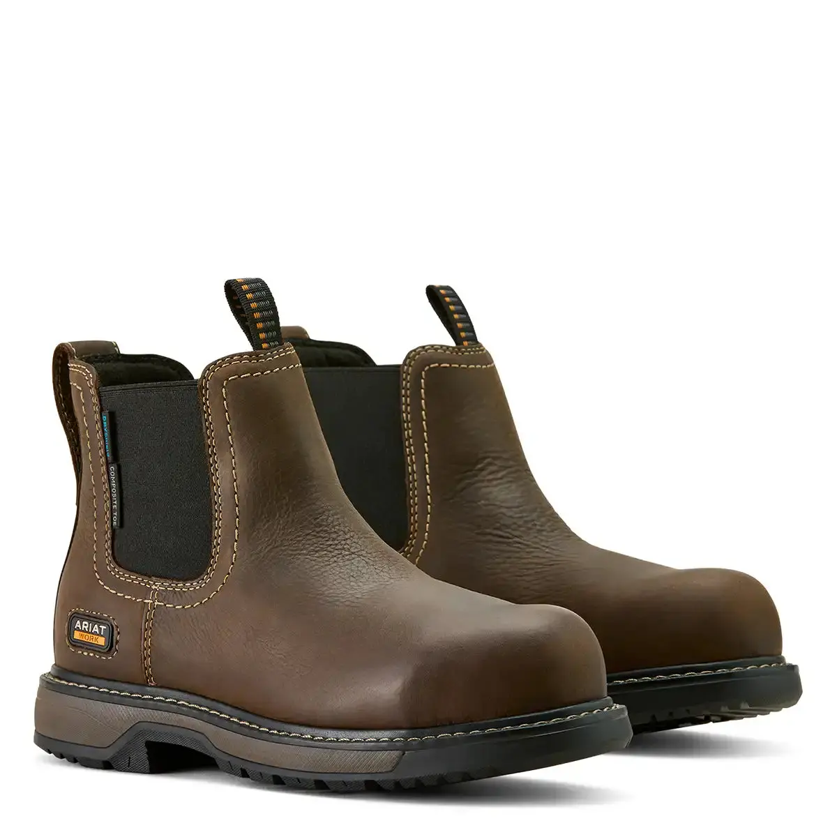 Ariat Women's Riveter Chelsea Waterproof Composite Toe Work Boot 1