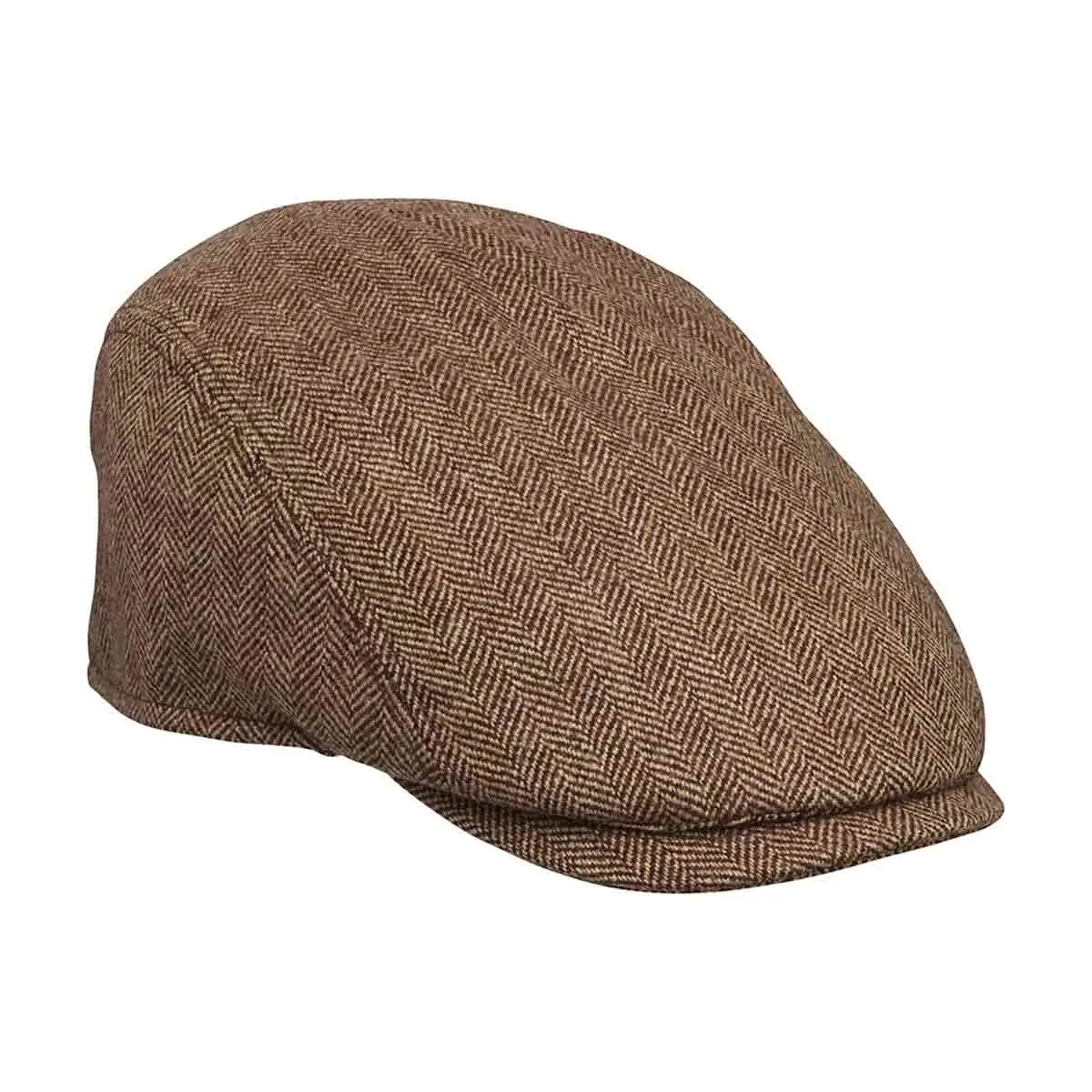 Laksen Astor Tweed Drivers Flat Cap 1