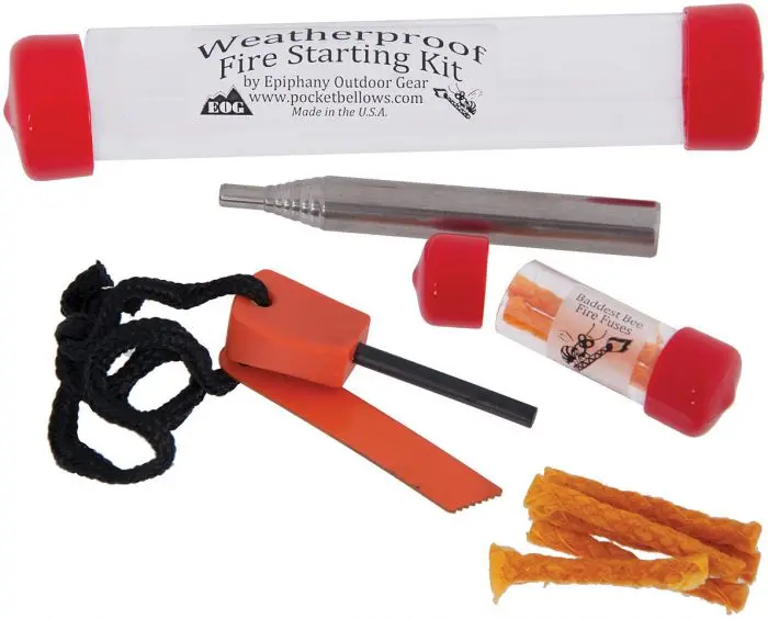 Bellows-Based Fire Starting Kit 1