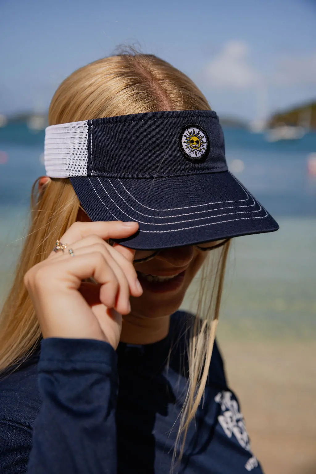 Bb Trucker Visor - Navy 1