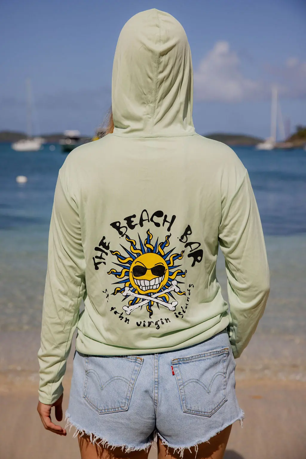 Bb Hoodie Rashguard - Unisex - Green 1