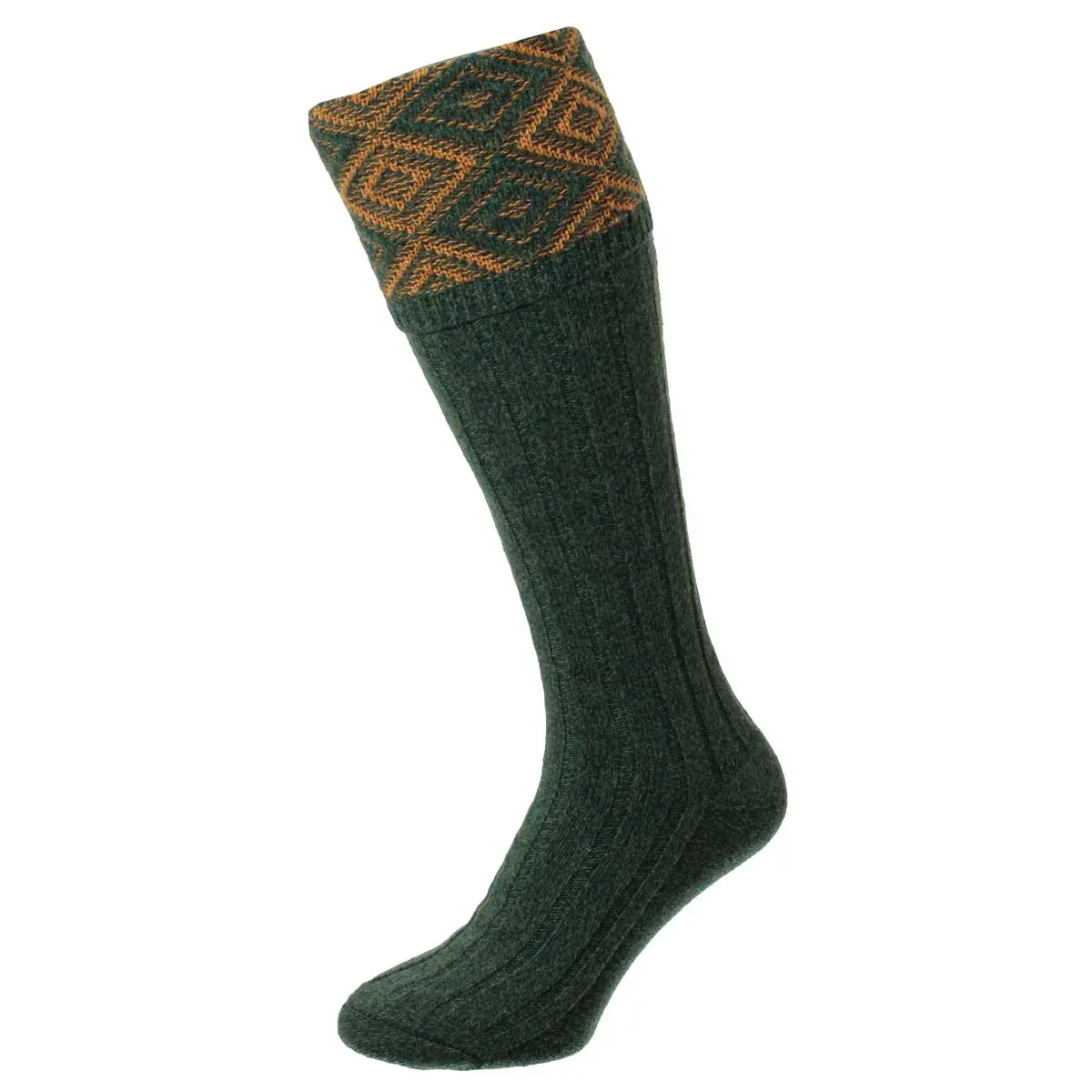 Bisley Duncliffe Diamond Texture Shooting Socks 1