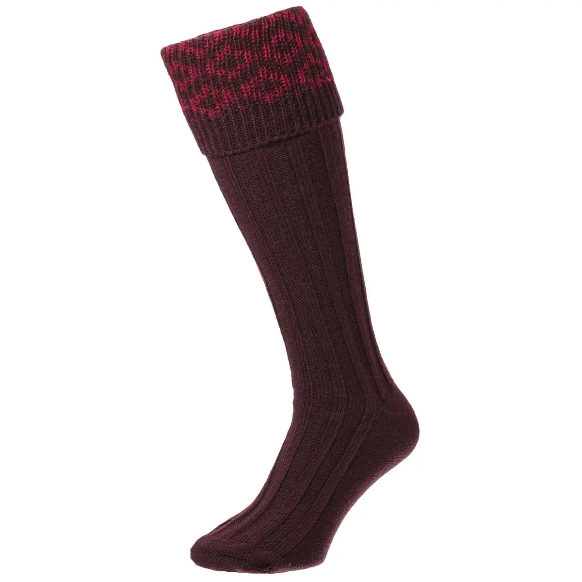 Bisley Pattern Top Shooting Socks 1