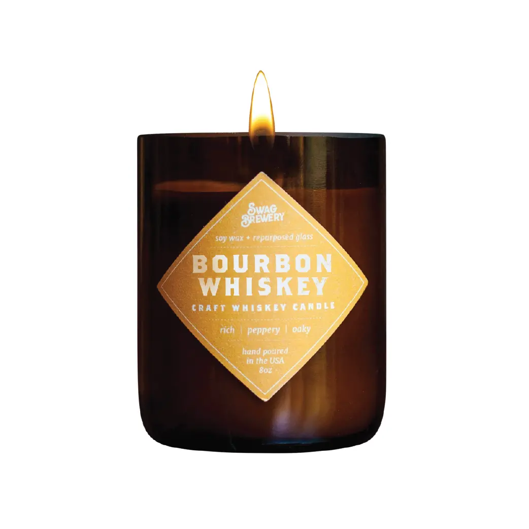 Bourbon Whiskey Brew Candle 1