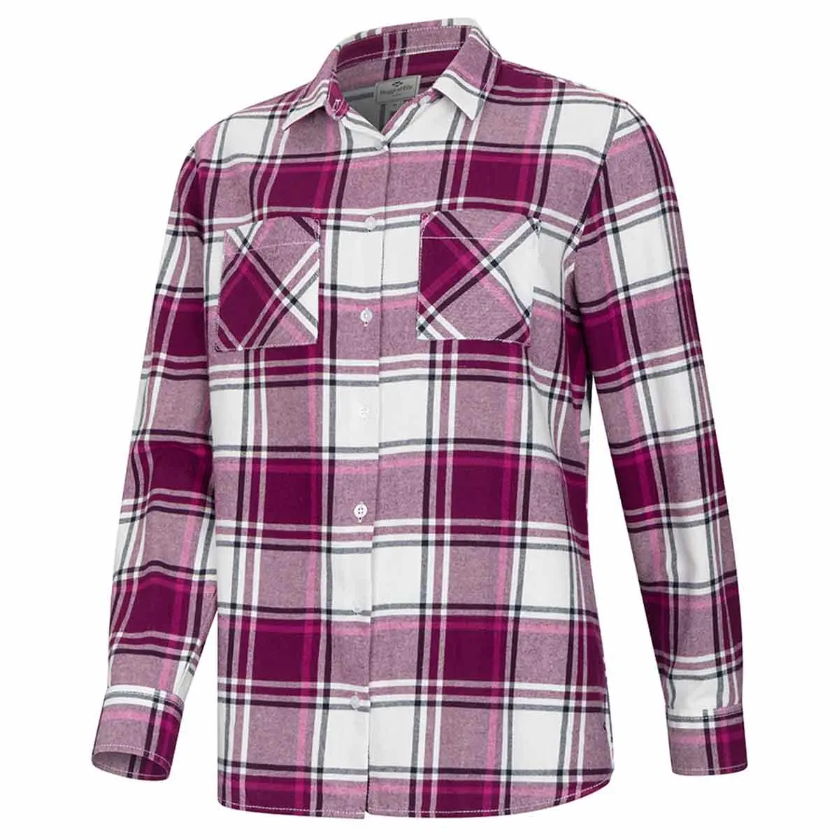 Hoggs Of Fife Caitlyn Oversized Ladies Flannel Shirt 1