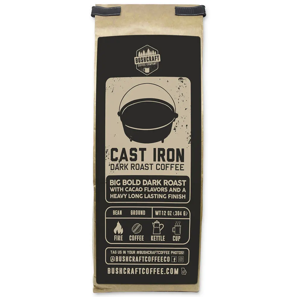 Bushcraft Coffee - Cast Iron Coffee | Dark Roast 1