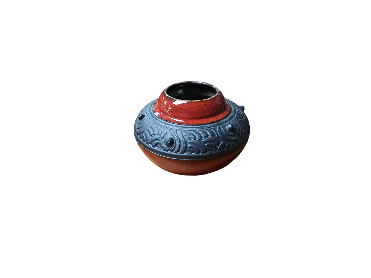 Charles Smith 4" Hand-Thrown Vase | Mobile Alabama Pottery 1