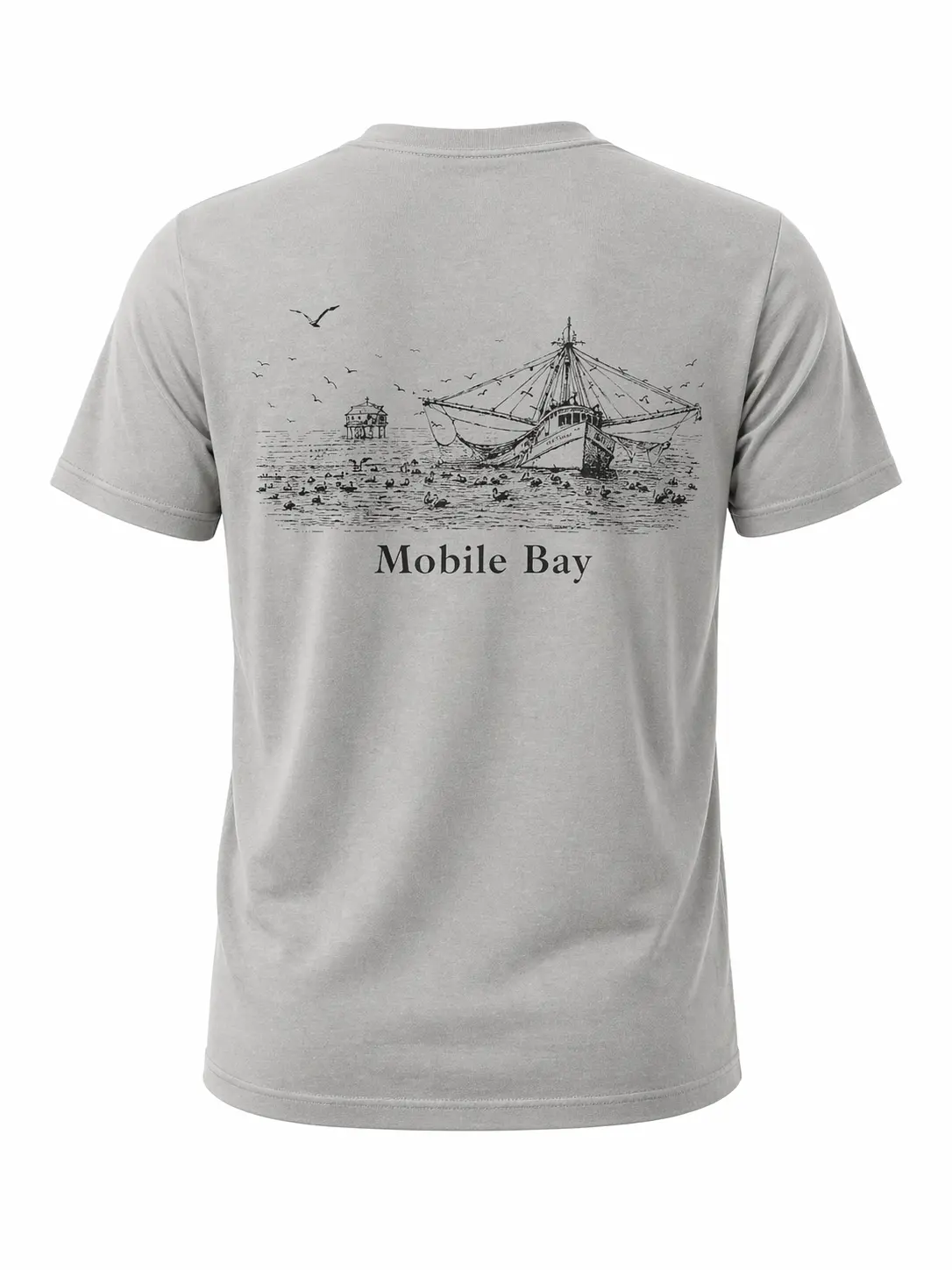 Shrimp Boat T-Shirt – Coastal Alabama Design 1
