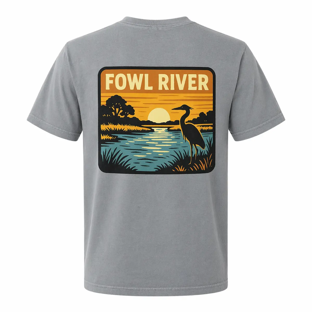 Fowl River Sunset Youth T-Shirt 1
