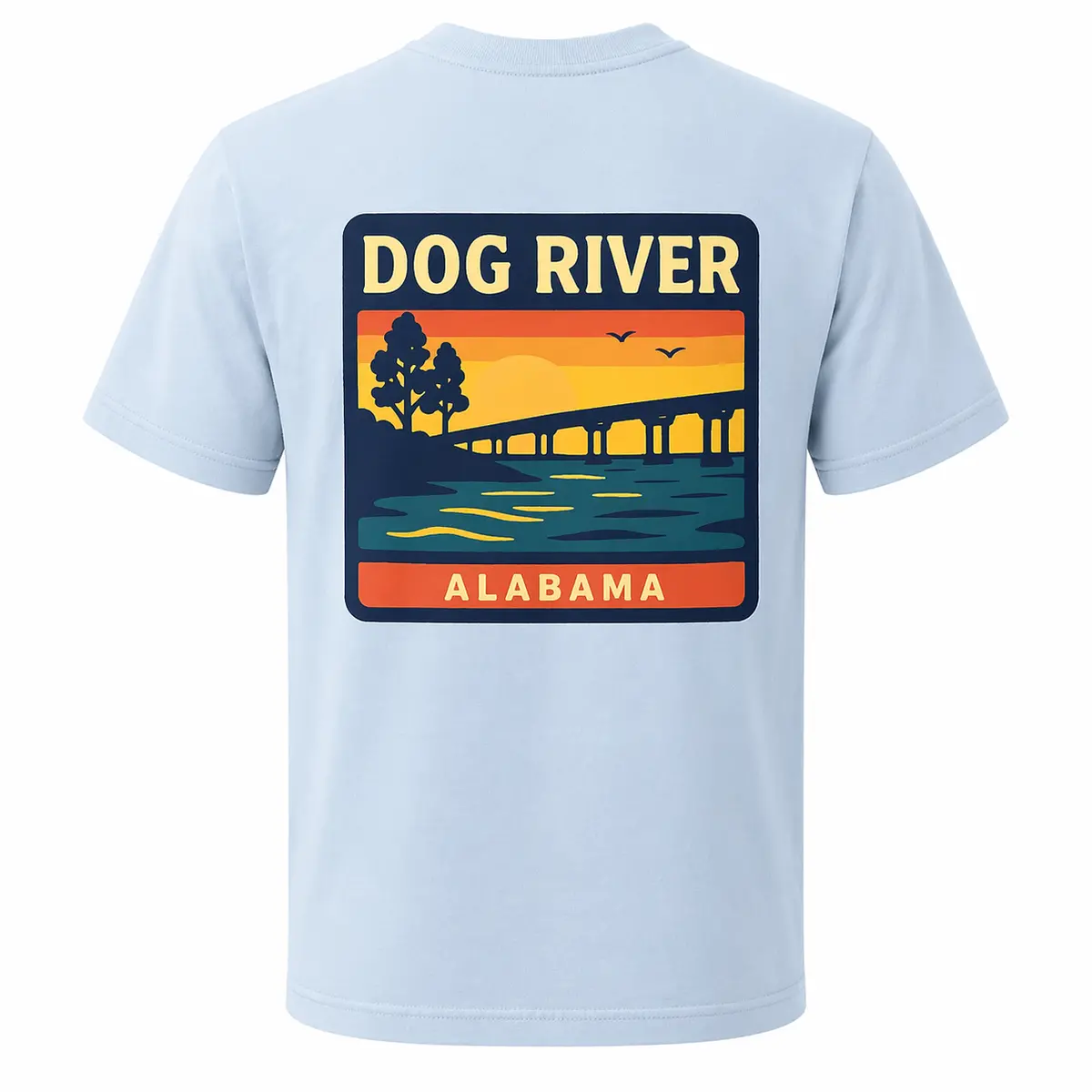 Youth Dog River Sunrise T-Shirt – Coastal Alabama Design 1