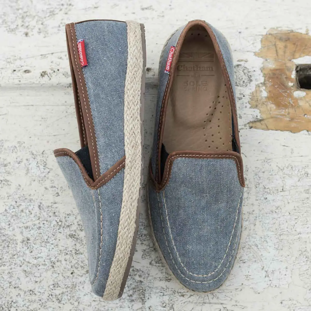 Chatham Dove Espadrill Slip On Shoe 1