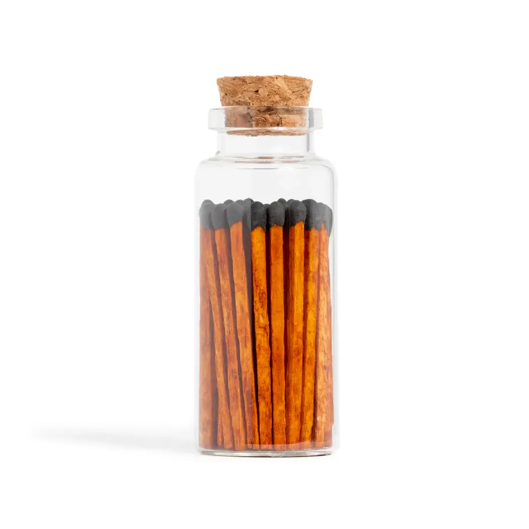 Cinnamon Black Matches In Medium Corked Vial 1