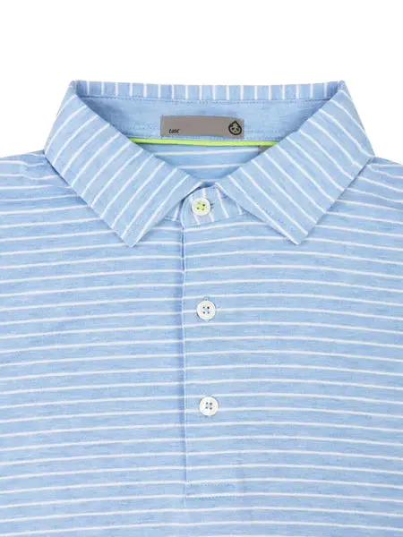 Tasc Cloud Polo Brookline Stripe 12