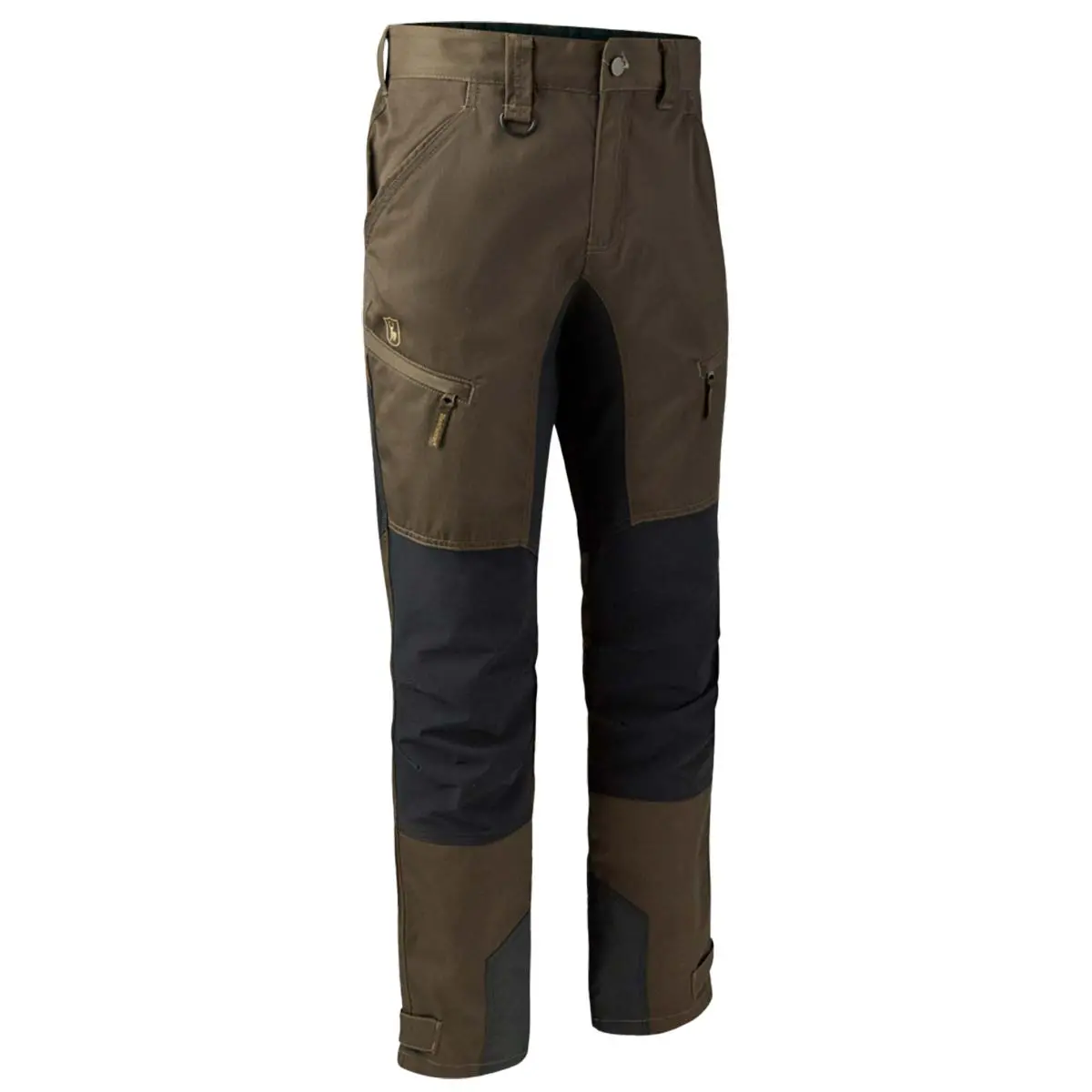 Deerhunter Rogaland Stretch Hunting Trousers featuring a modern contrast detail for enhanced mobility and style in the field.