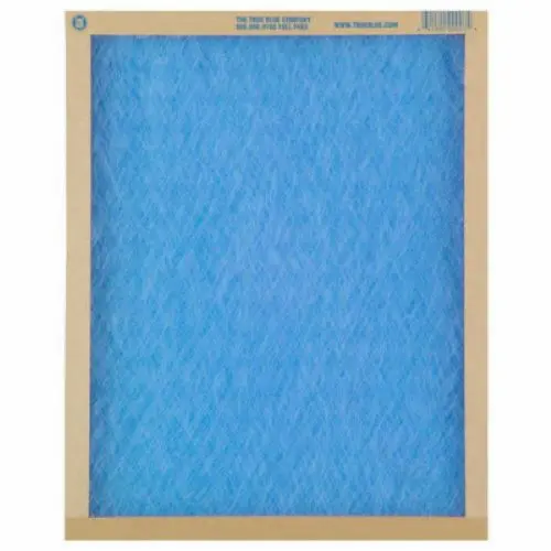 True Blue 112301 12" X 30" X 1" Flat Panel Spun Fiberglass Disposable Furnace Air Filter Merv 2 - Quantity Of 12 1