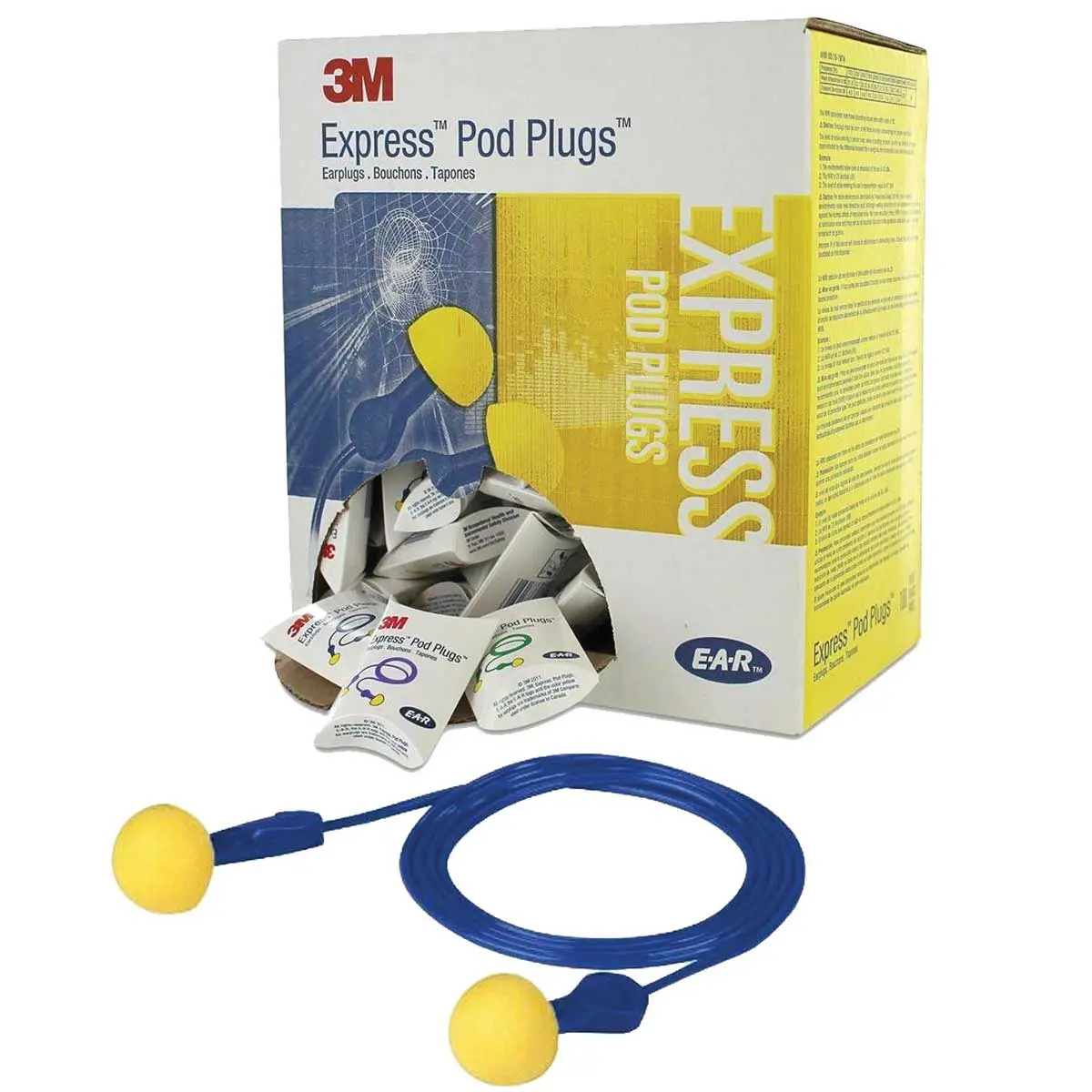 Express Corded Pod Plugs By Ear Hearing Protection 1
