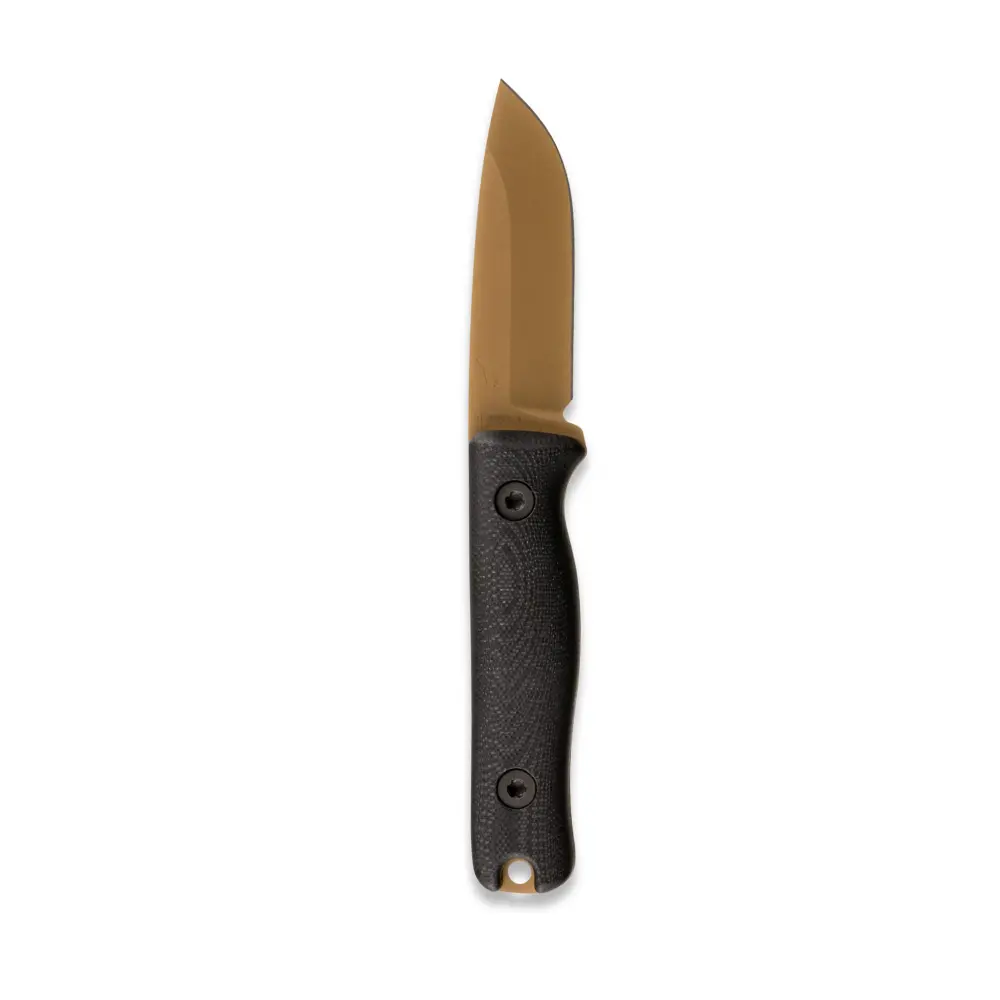 Reiff Knives F3 Fixed Blade Knife Cpm Magnacut, Fde Pvd, Black G10 2