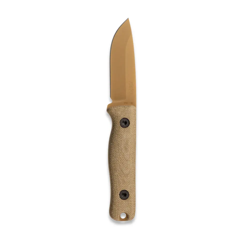 Reiff Knives F3 Edc Fixed Blade Knife (Cpm Magnacut, Fde Pvd, Od Green Canvas Micarta) 1