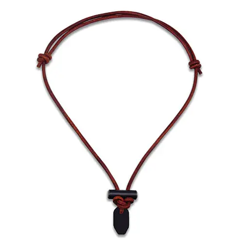Wazoo Bushcraft Fire Starter Leather Necklace 1